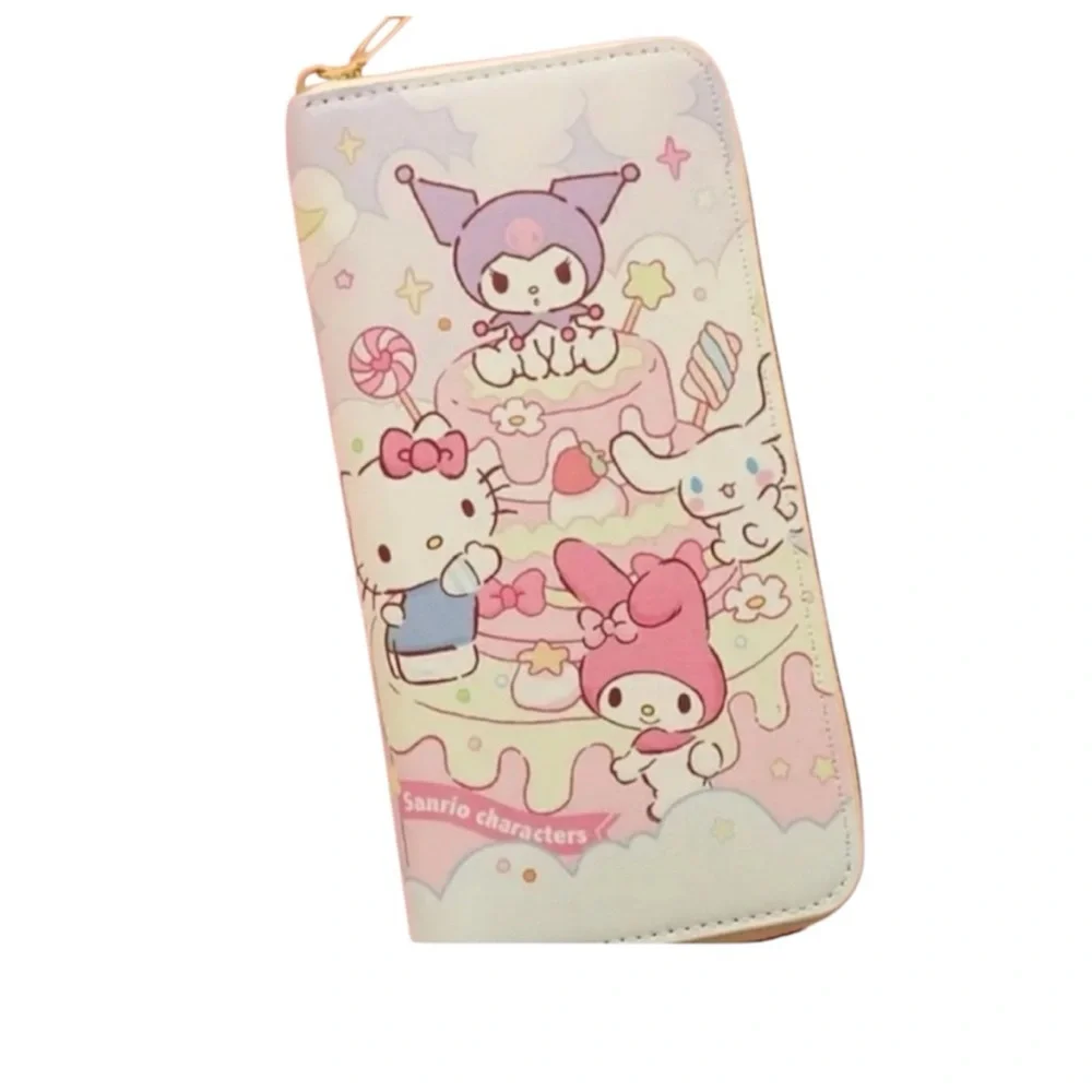 NEW Hello Kitty and Friends Pink Multicolor Wallet in package New with Tags NWT